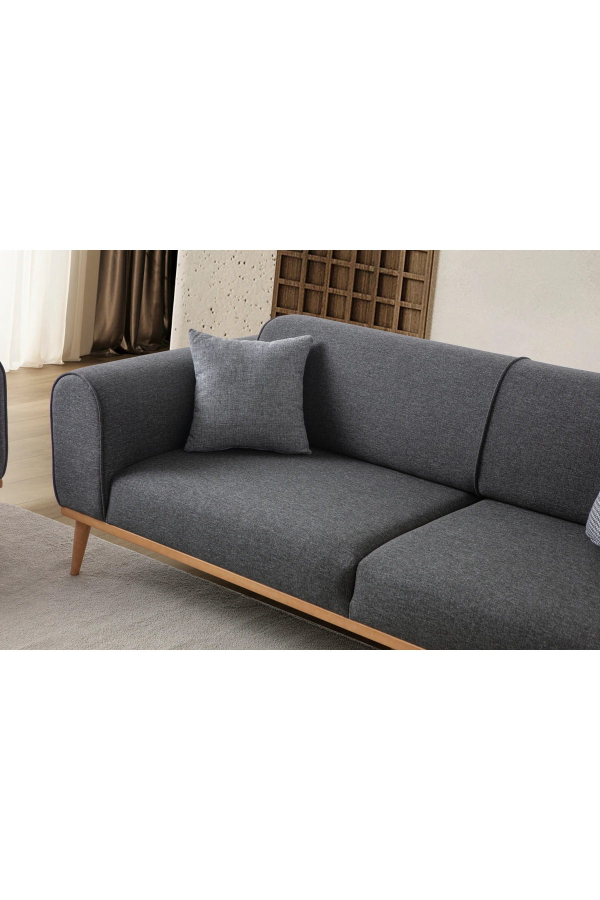 Rebull 3+3+1+1 Koltuk Takımı Antrasit