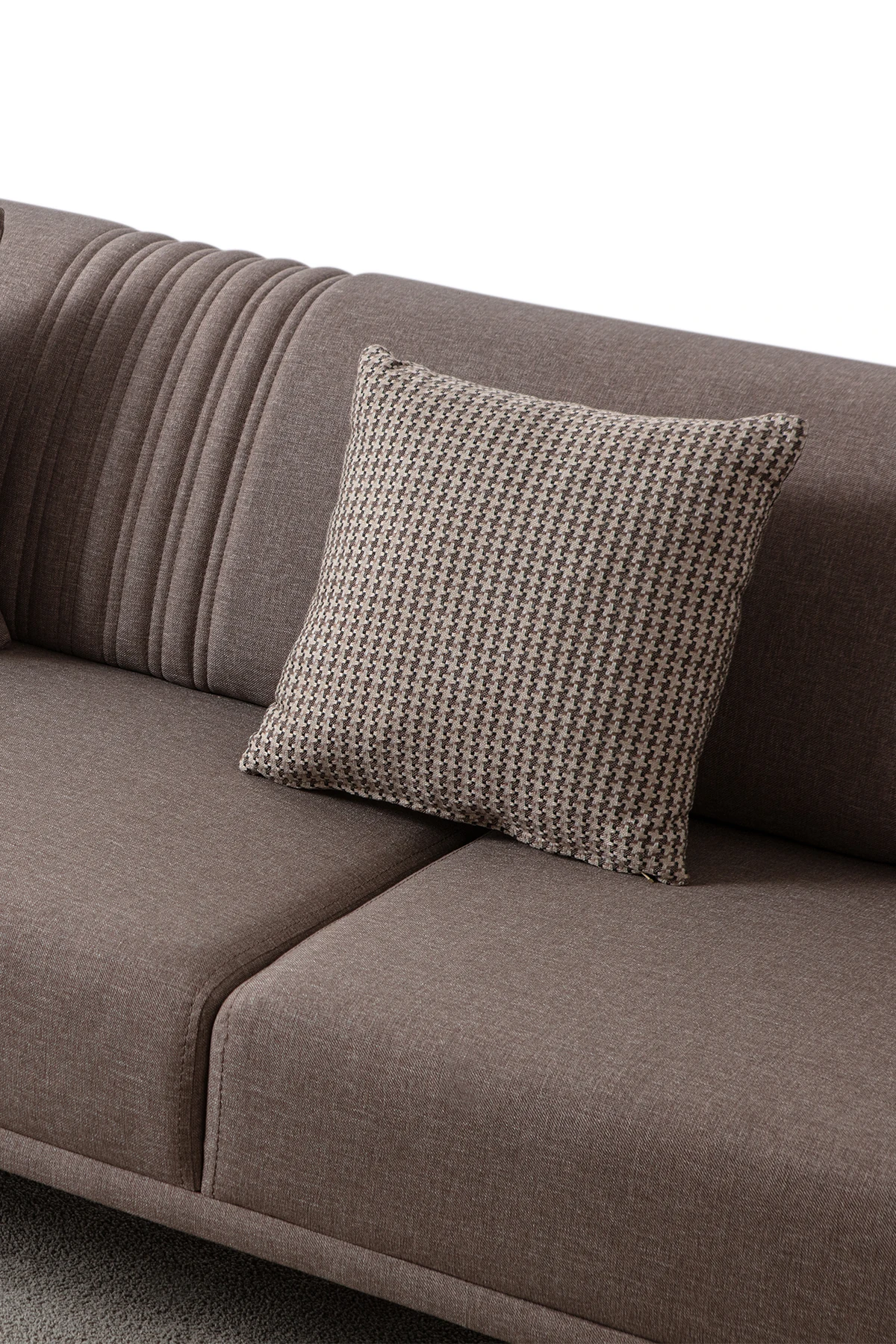 Regnar 3+3 Koltuk Takımı Kahverengi