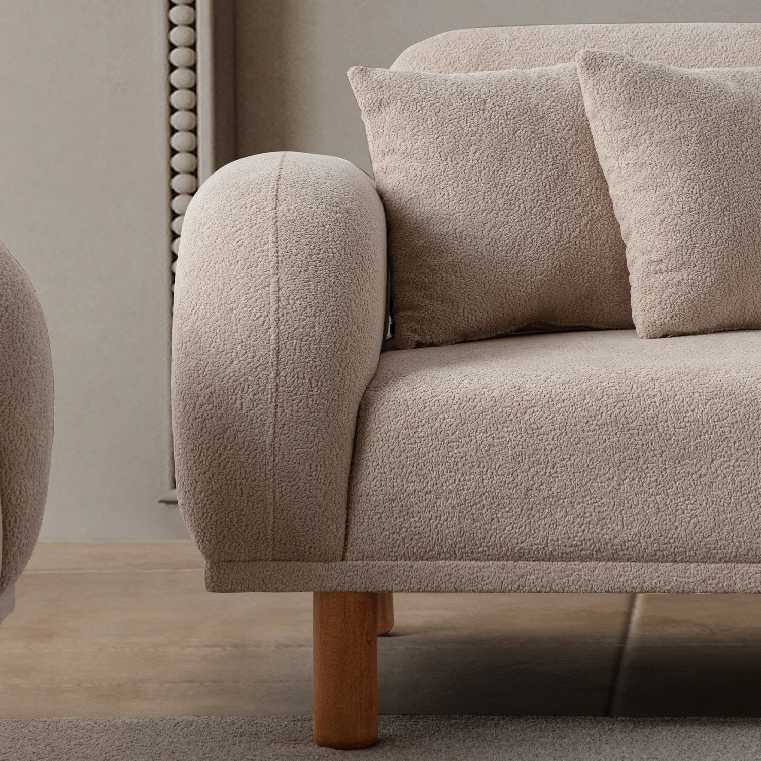 Regnum Koltuk Takımı 3+3+1 Taş Rengi