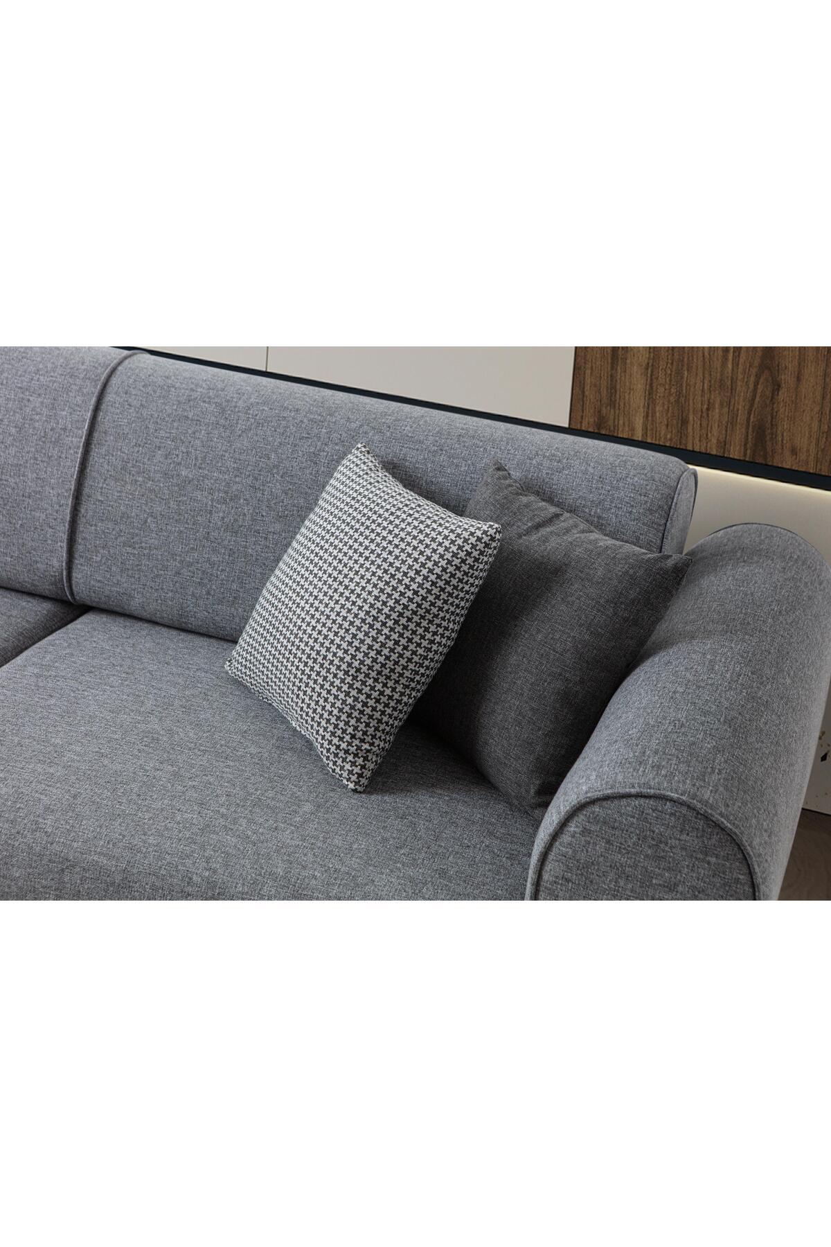 Rebull 3+3 Koltuk Takımı Gri