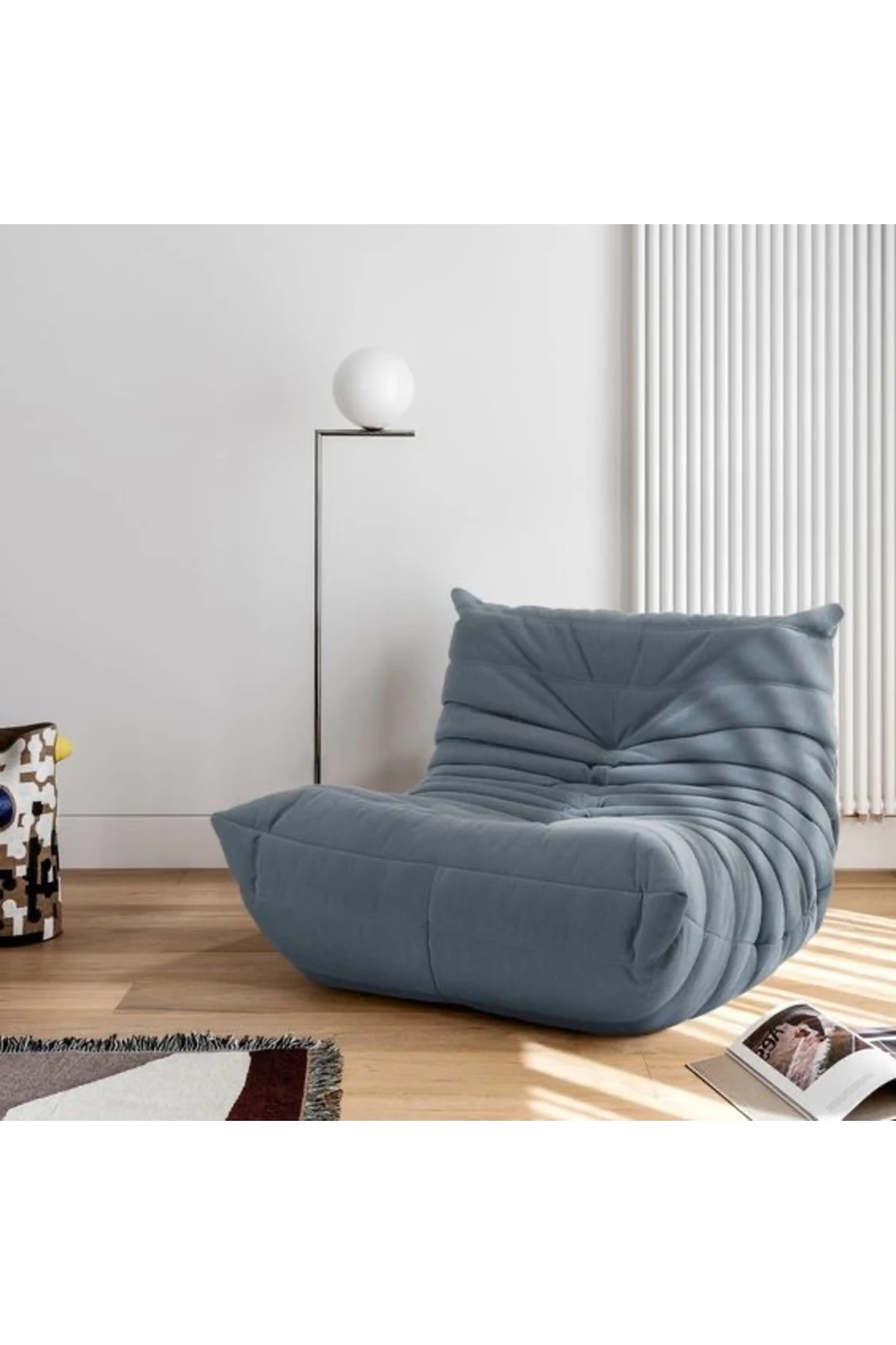 Puffer Relax Turkuvaz Berjer