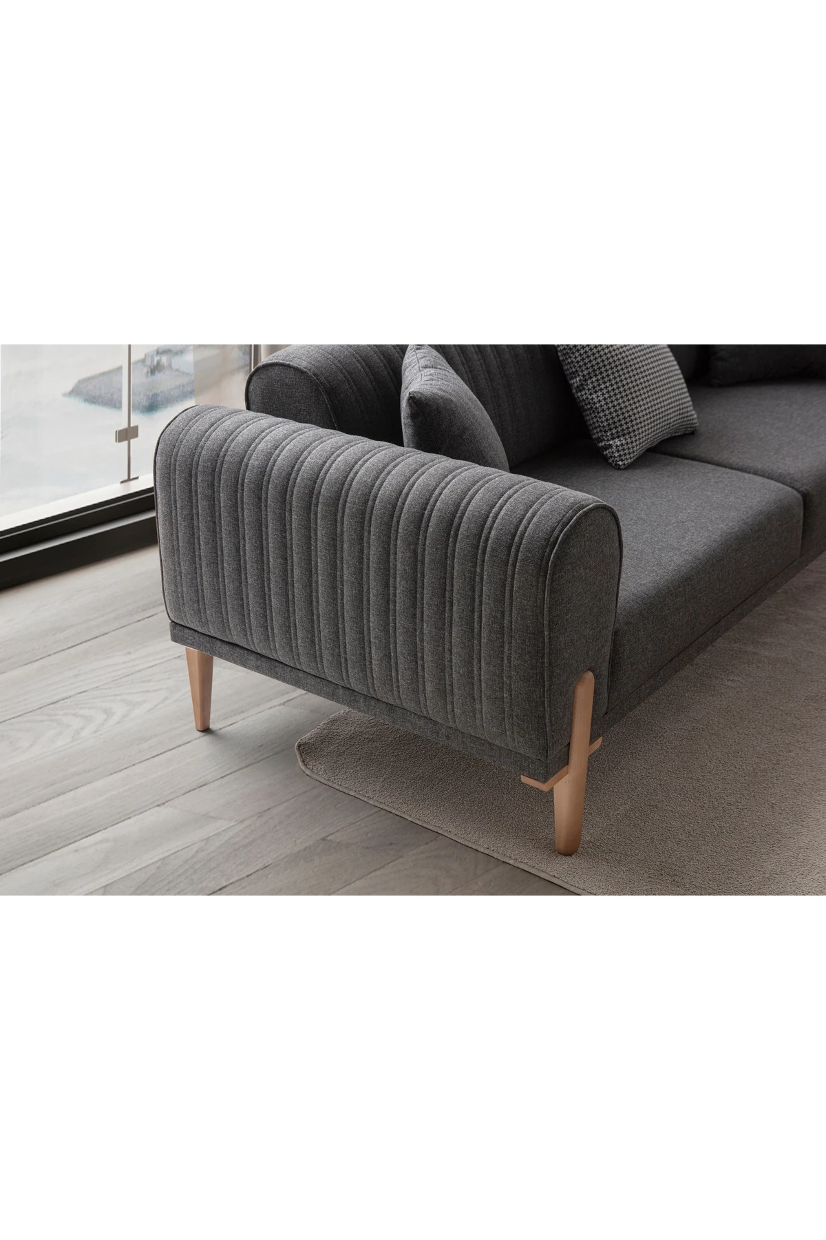 Galata 3+3+1+1 Koltuk Takımı Antrasit