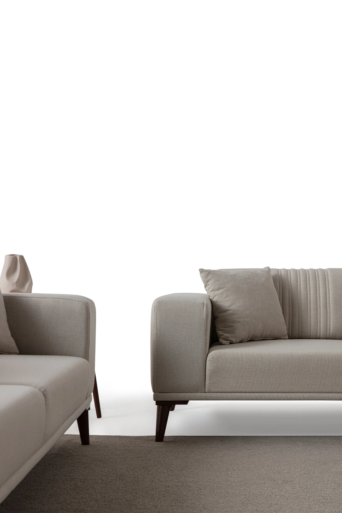 Regnar Üçlü Koltuk Krem