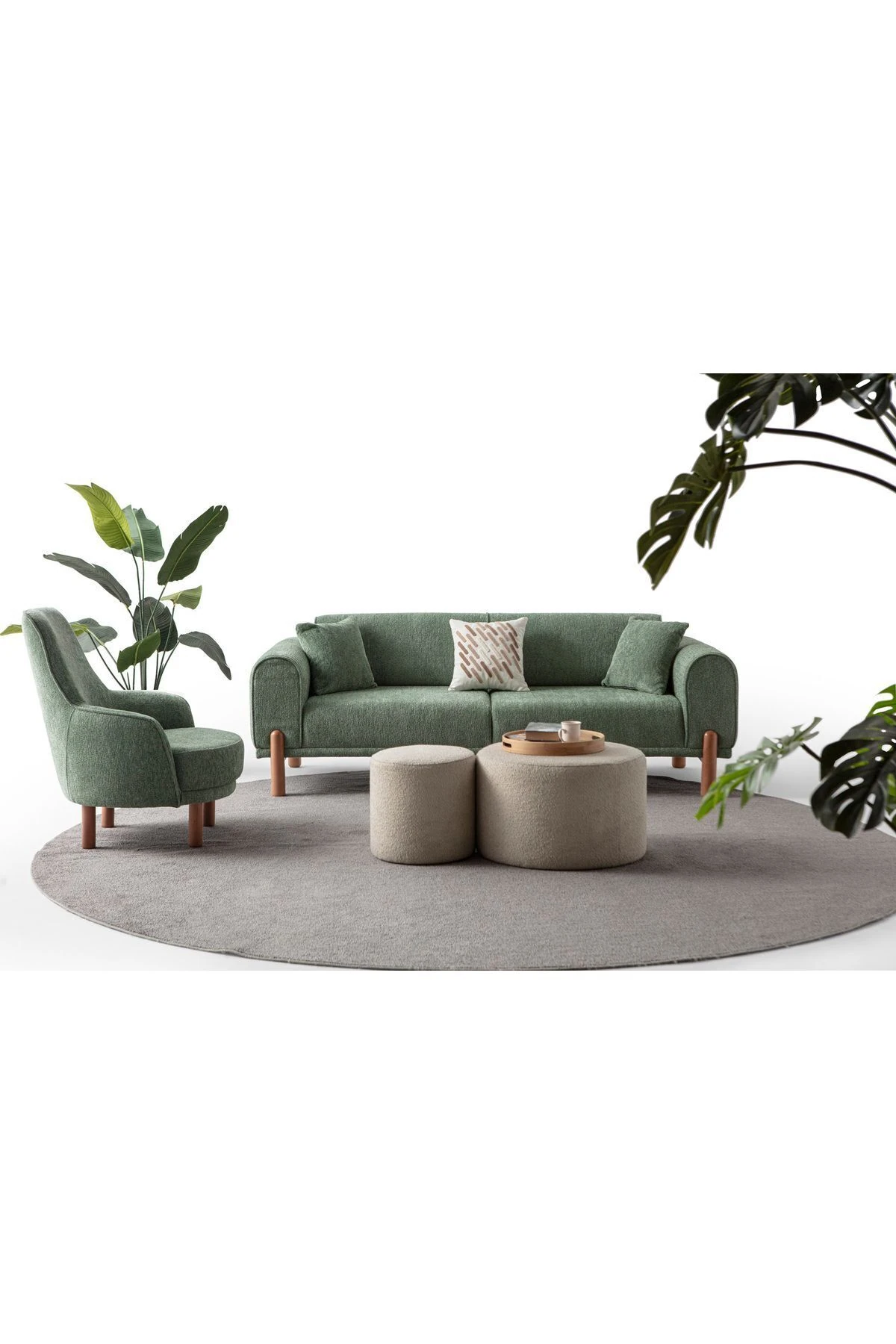 Armoni 3+3+1 Koltuk Takımı Yeşil