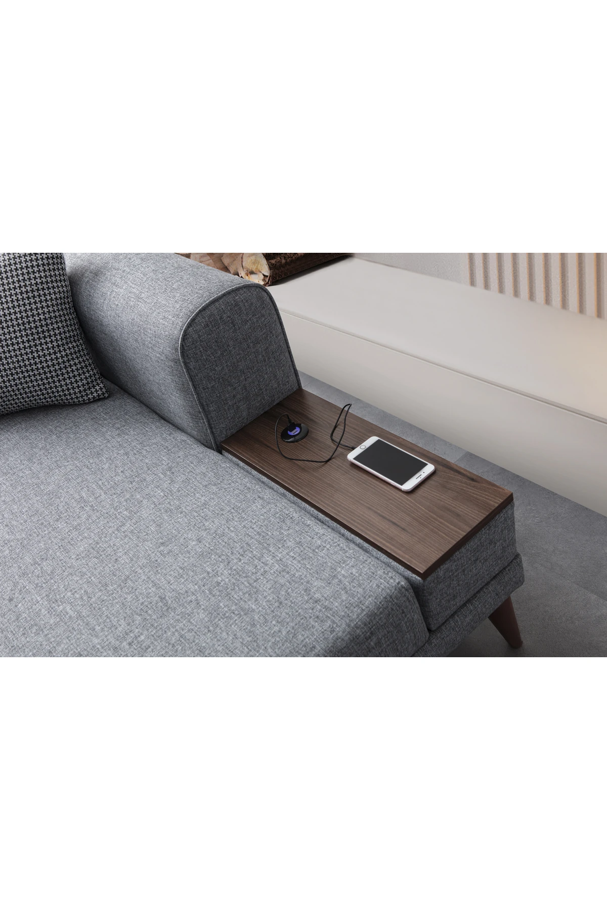 Drog Köşe Koltuk Takımı Gri