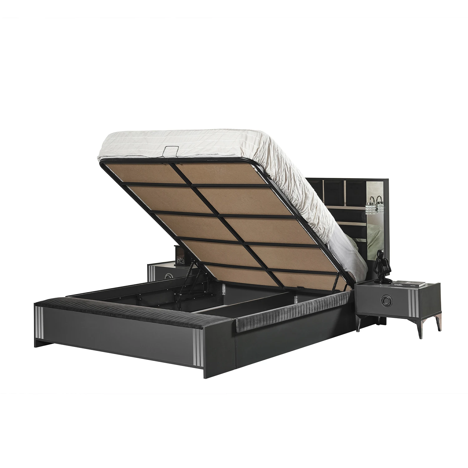 Roma Benchli Bazalı Karyola