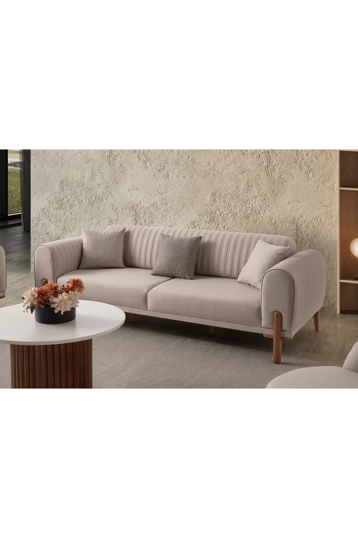 Galata Üçlü Koltuk Sütlü Kahve