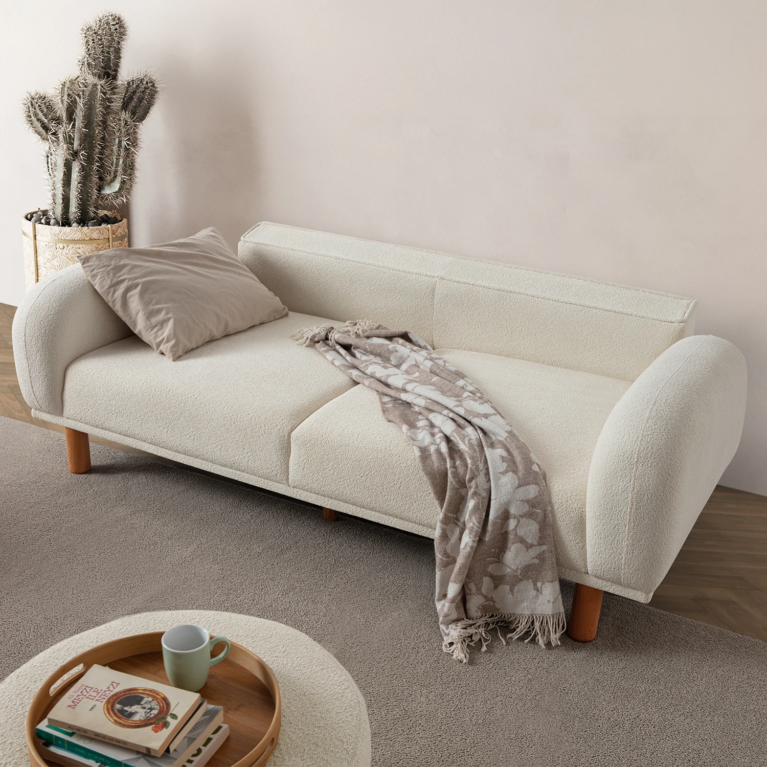 Regnum Koltuk Takımı 3+3+1 Krem