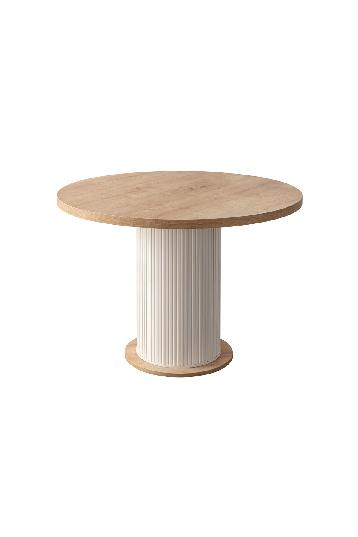 Safir Meşe Yuvarlak Masa