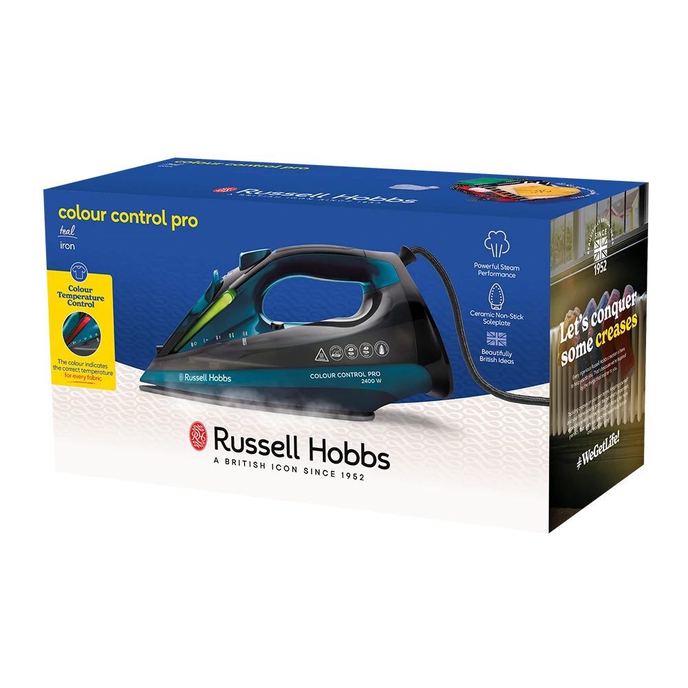 Russell HobbsColour Control Pro Ultra Renk Kontrollü Buharlı Ütü 27280 ...