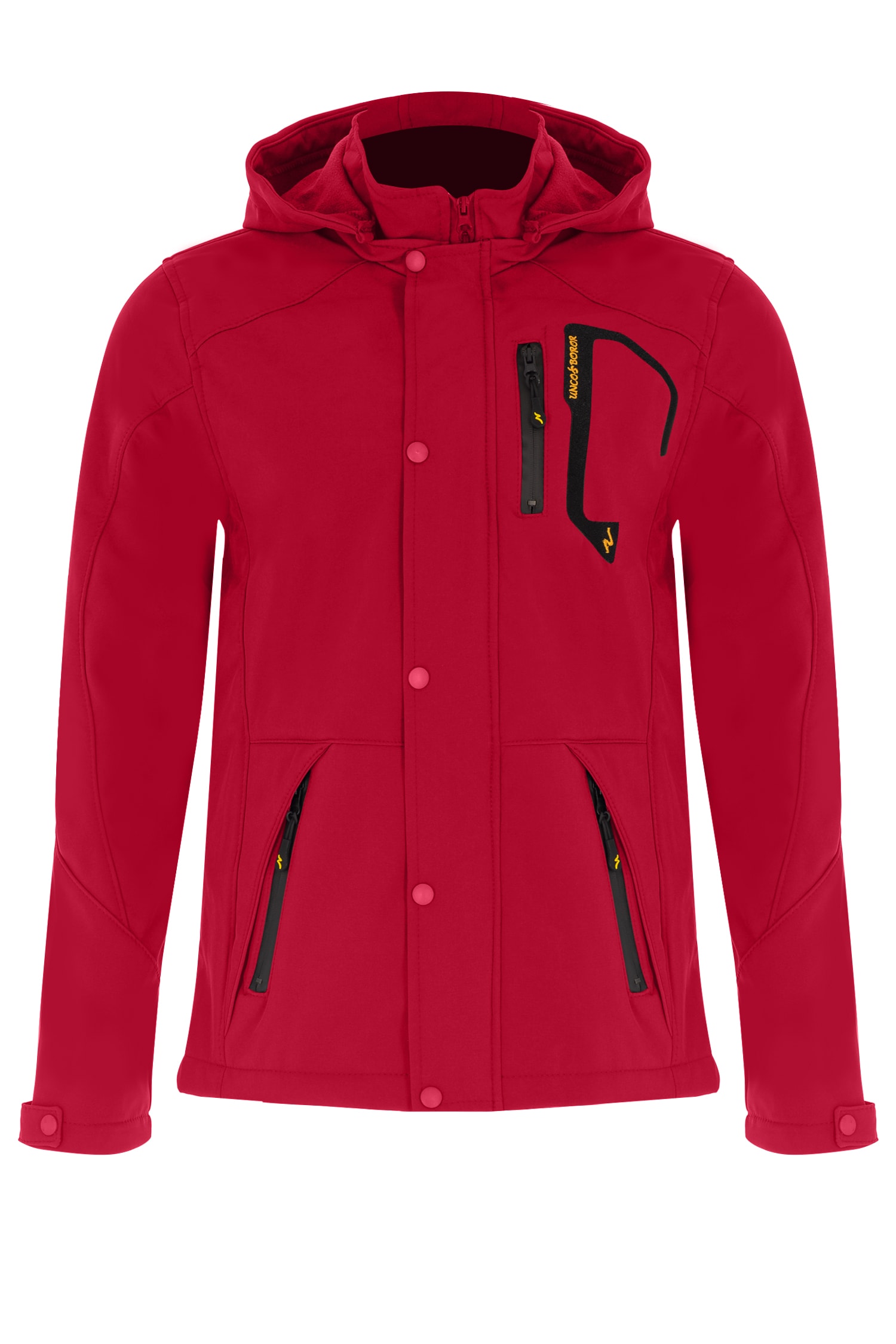 Su ve Rüzgar Geçirmez Kapşonlu Softshell Mont