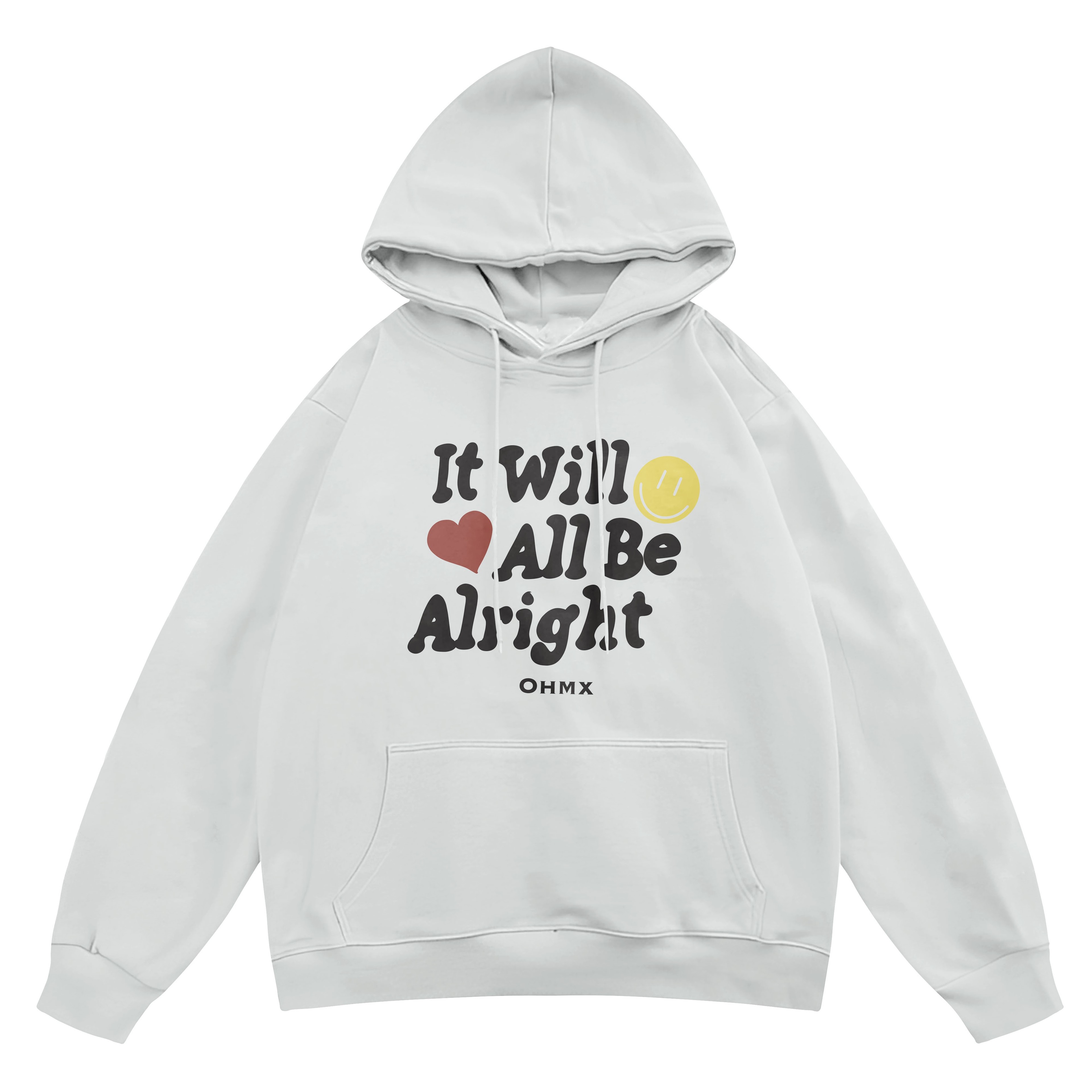 Unisex It Will All Be Baskılı Kapşonlu Sweatshirt Hoodie