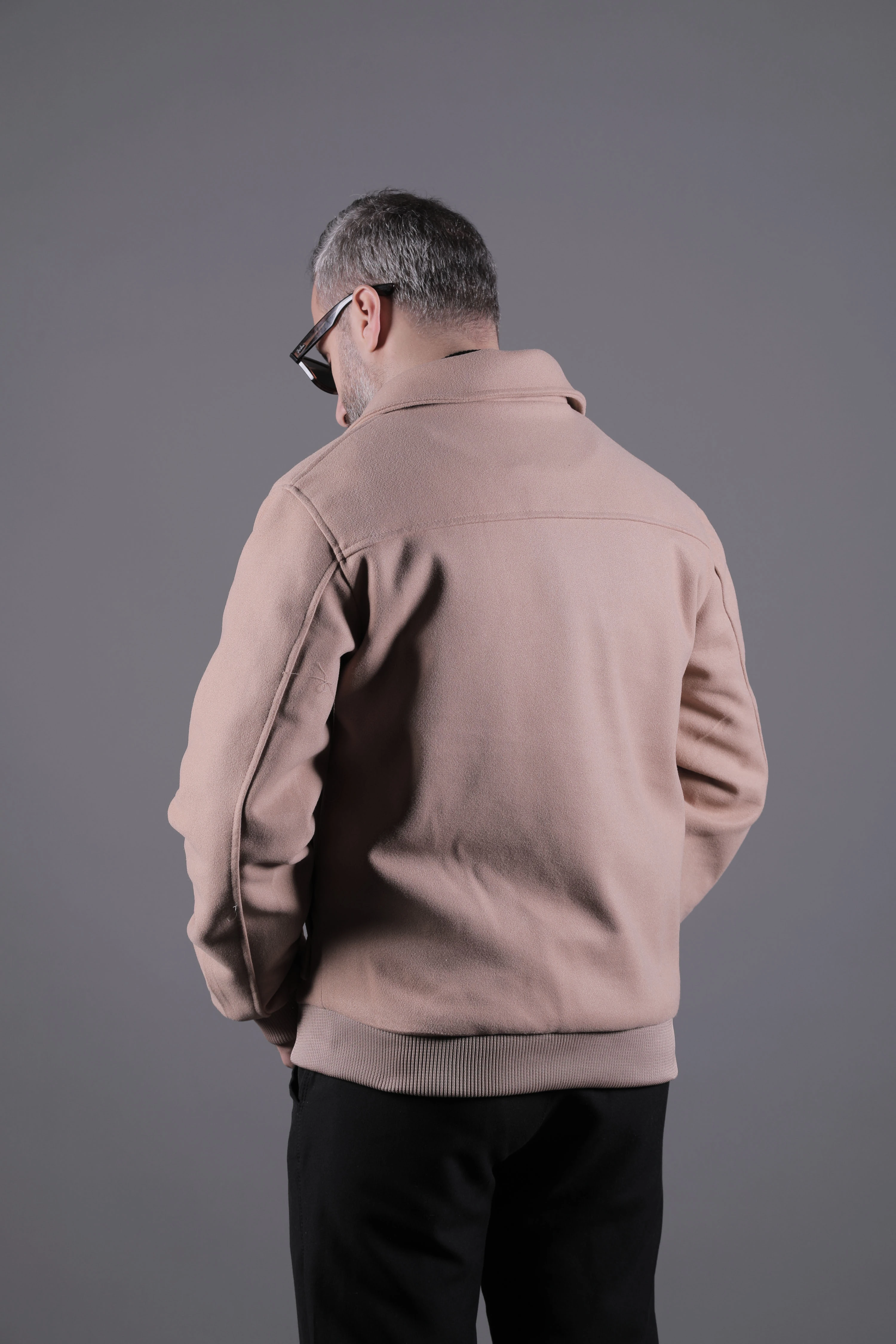 Torba Cepli Ribanalı Erkek Kaşe Kaban Mont - Camel