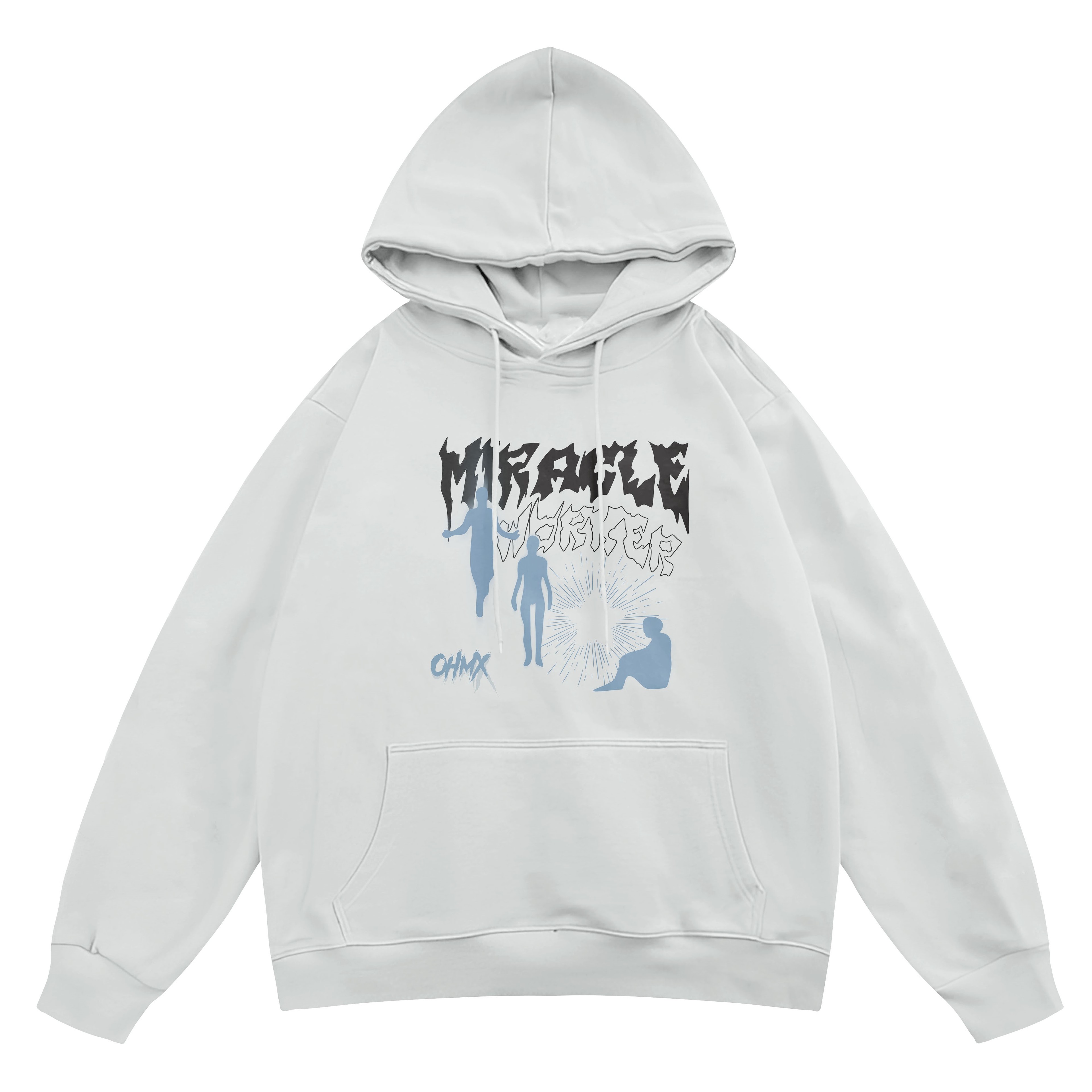 Unisex Miracle Worker Baskılı Kapşonlu Sweatshirt Hoodie