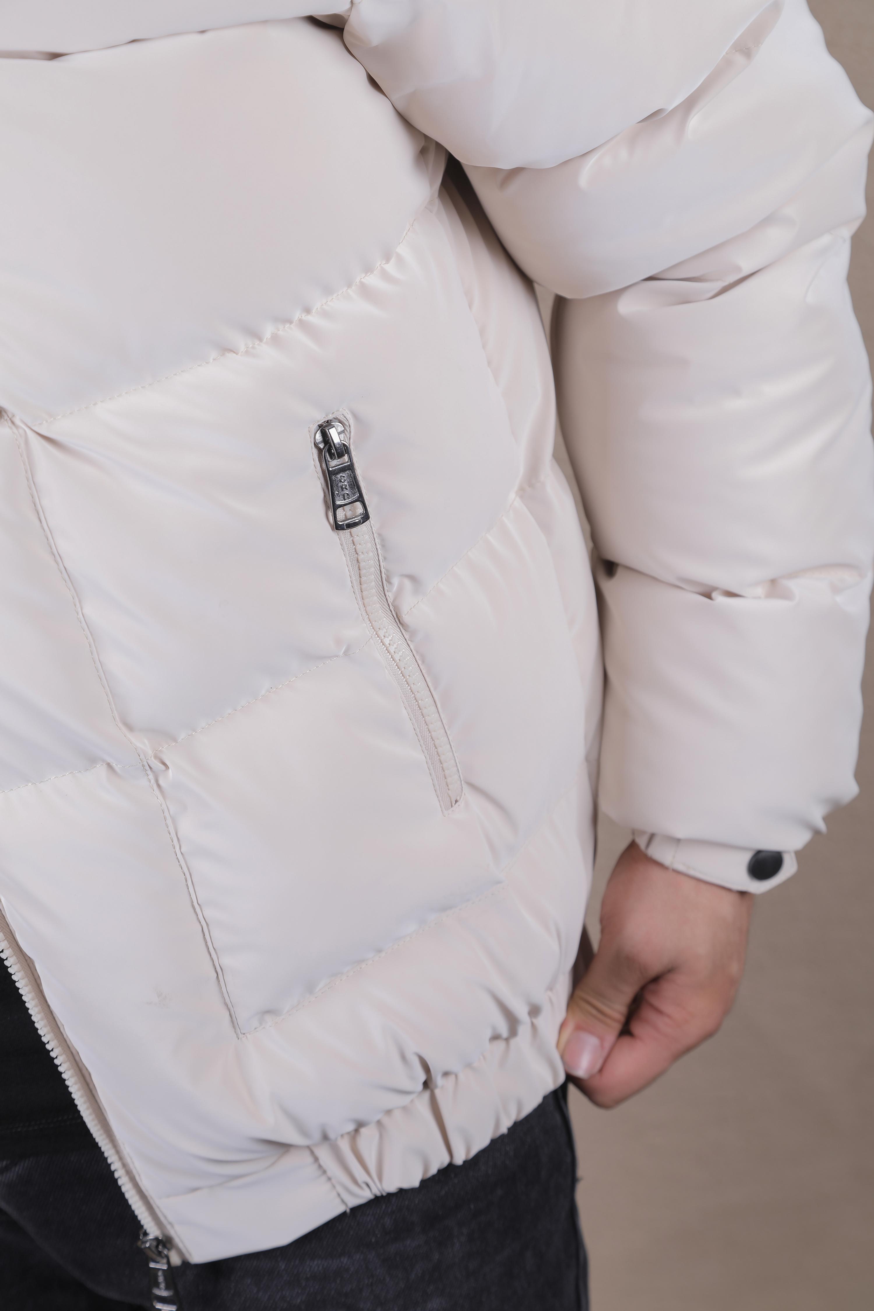 Dik Yaka Nova Soft Kumaş Erkek Şişme Mont