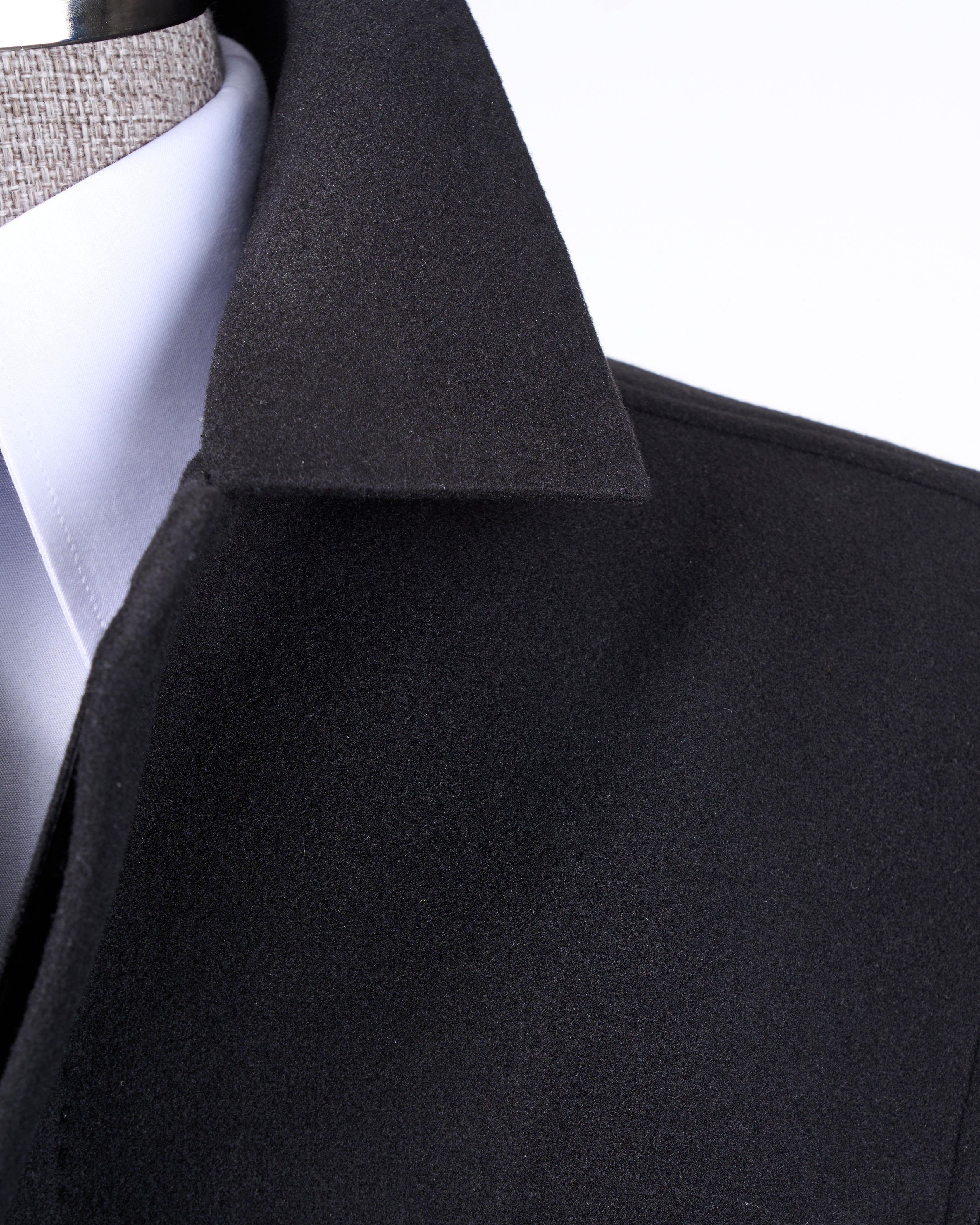 İtalyan Stil Slim Fit Erkek Kaşe Kaban