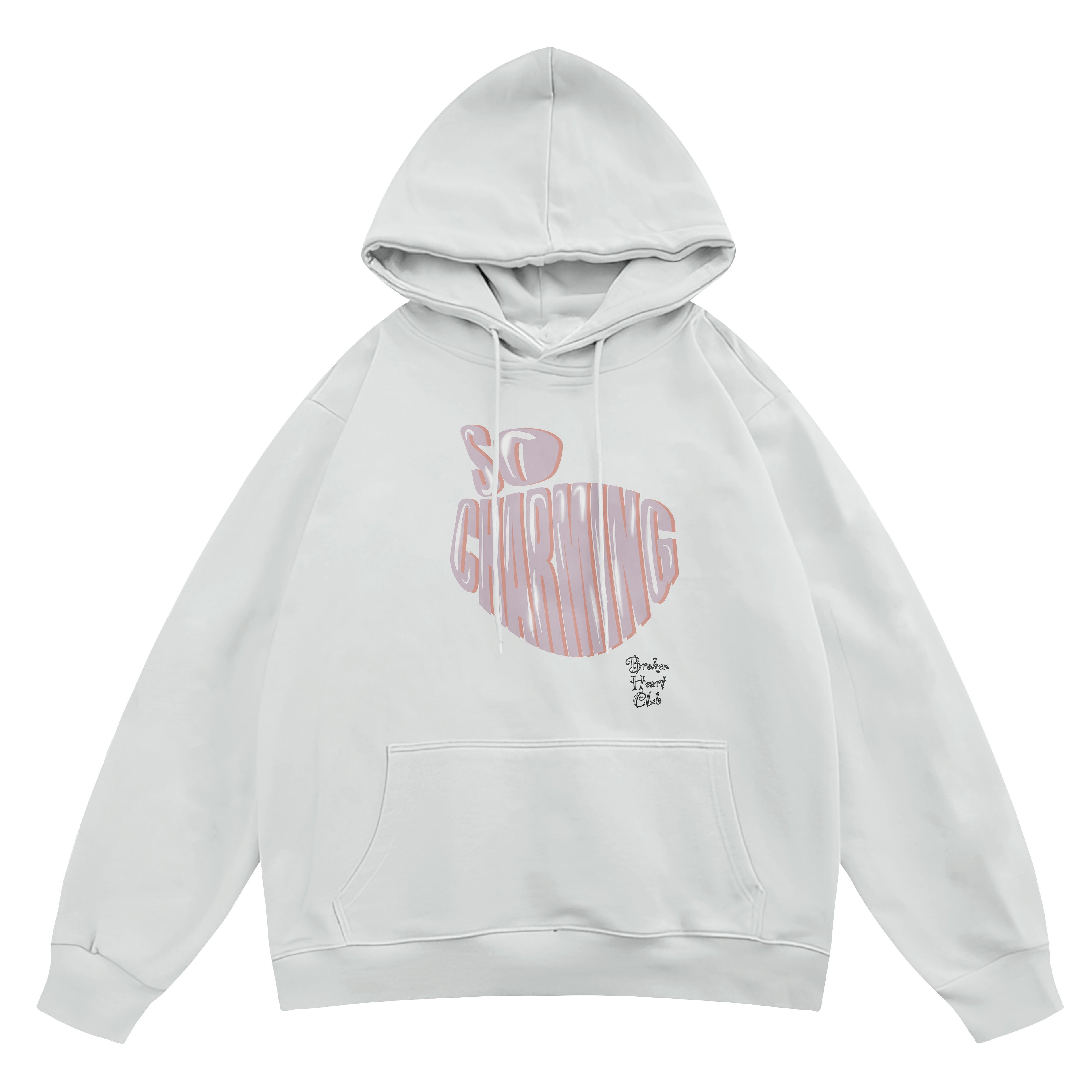 Unisex So Charming Baskılı Kapşonlu Sweatshirt Hoodie