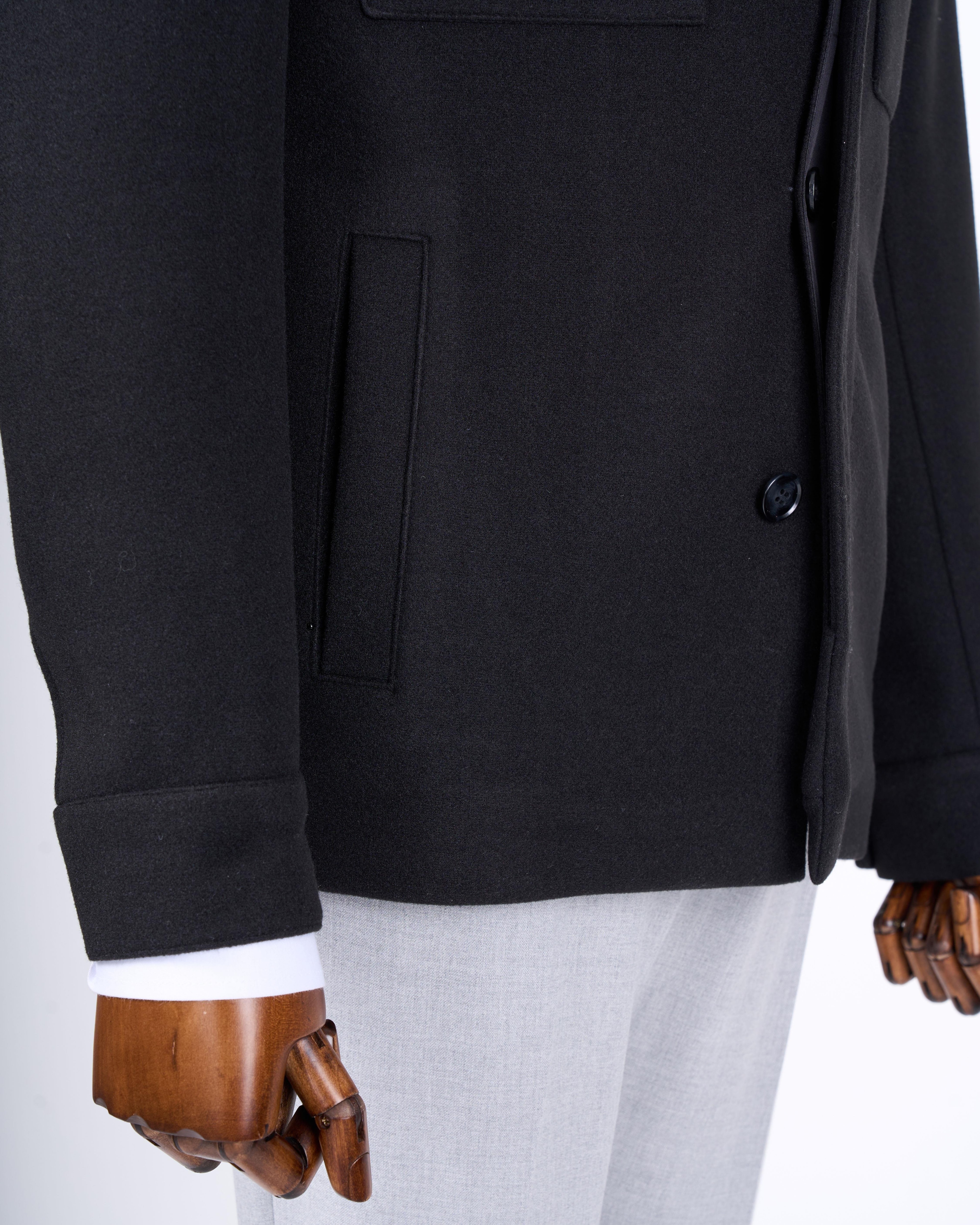 İtalyan Stil Slim Fit Erkek Kaşe Kaban