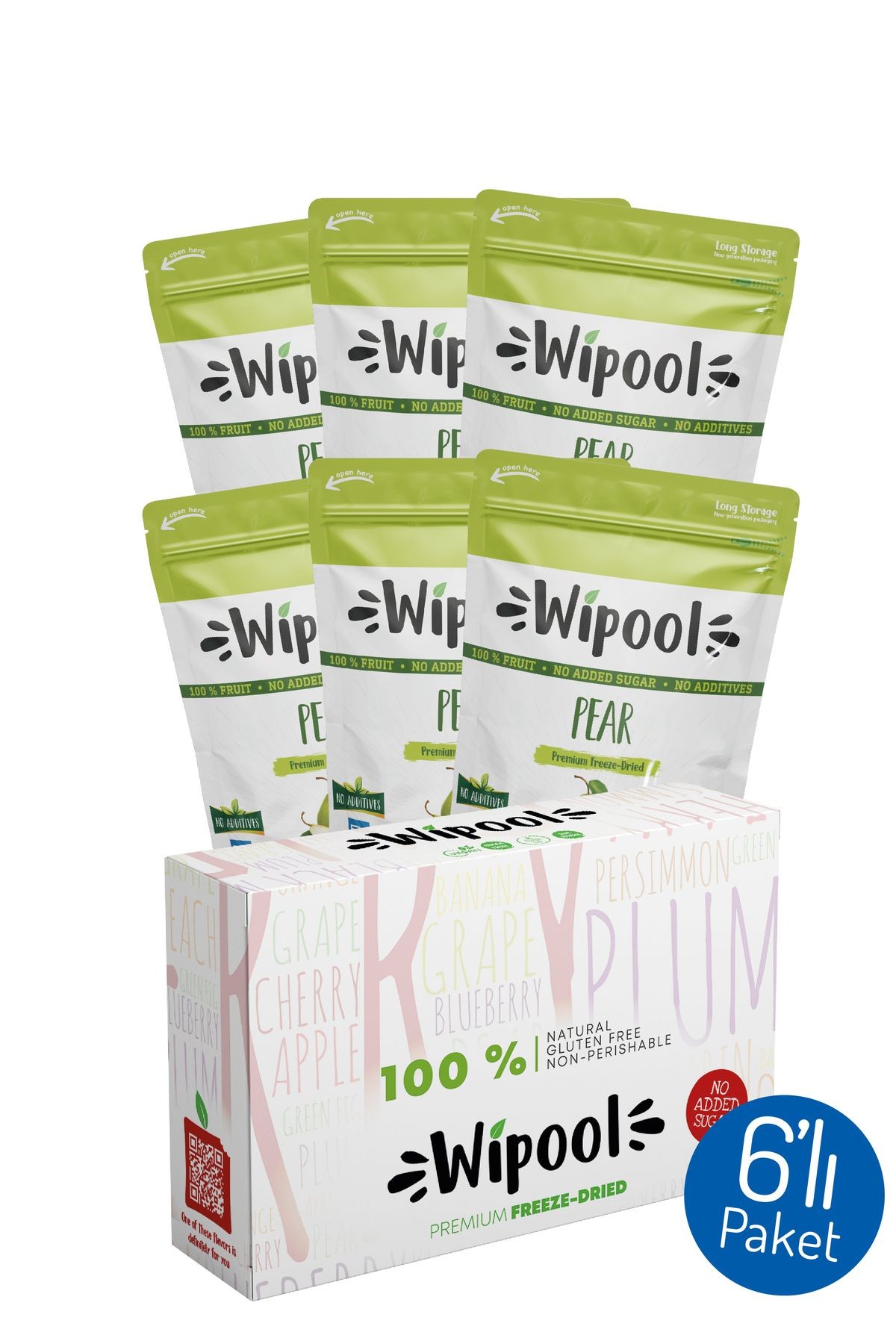 Wipool Freeze Dried Armut (6'lı Paket)
