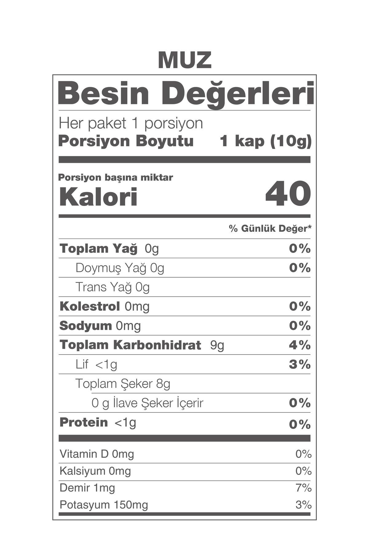 Wipool Freeze Dried Muz (6'lı Paket)