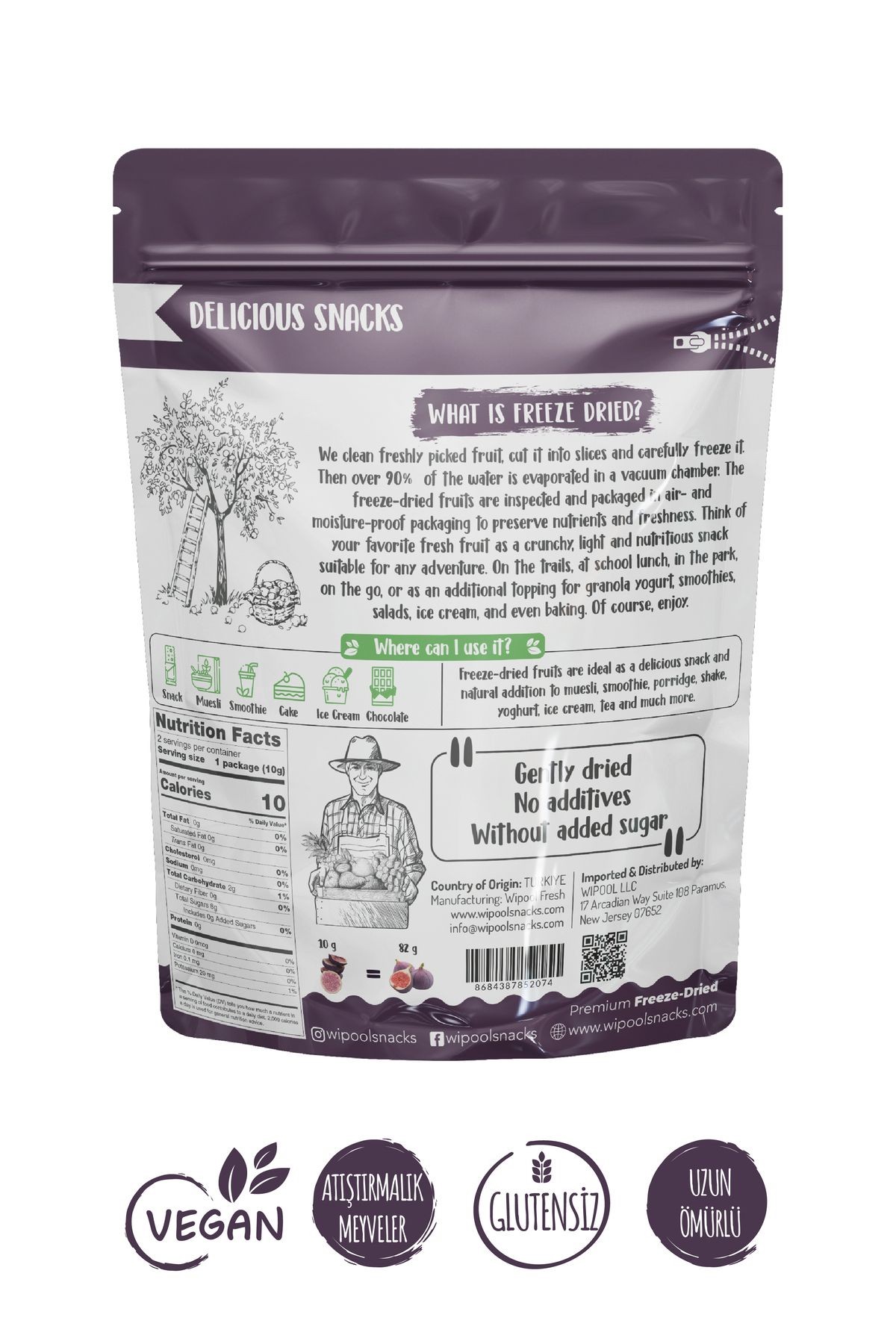 Wipool Freeze Dried Siyah İncir