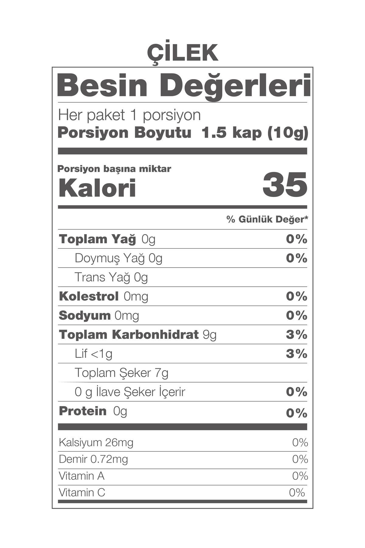 Wipool Freeze Dried Çilek (3'lü Paket)