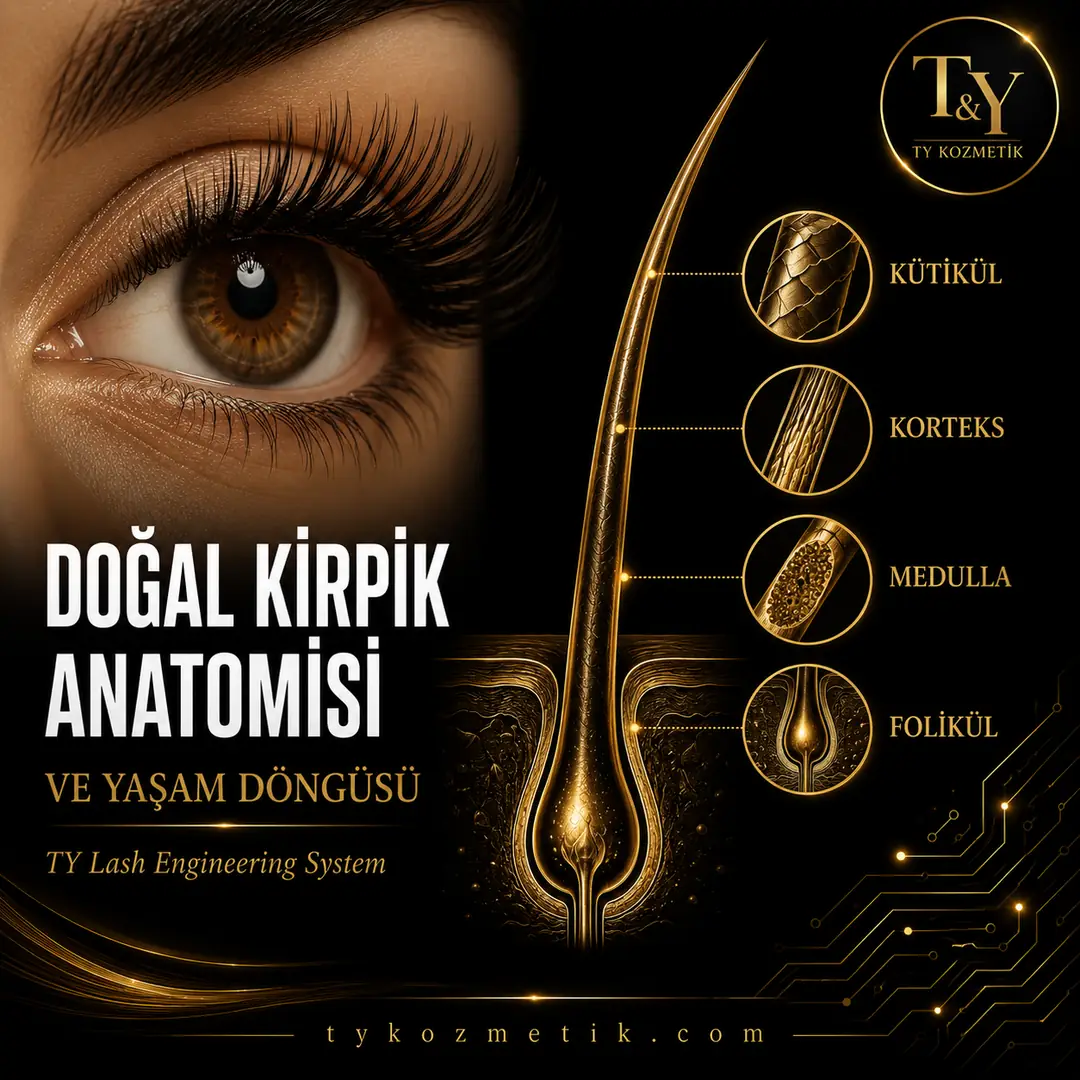 Doğal Kirpik Anatomisi ve Yaşam Döngüsü — T&Y Lash Engineering System