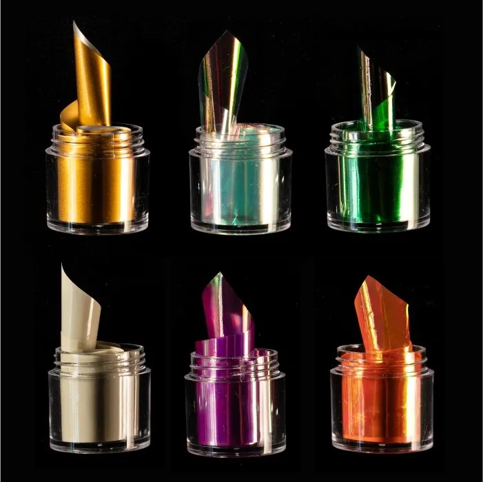 T&Y Nail Art Design , Helogram Renkli Folyo Tırnak Süsleme , 12 Renk