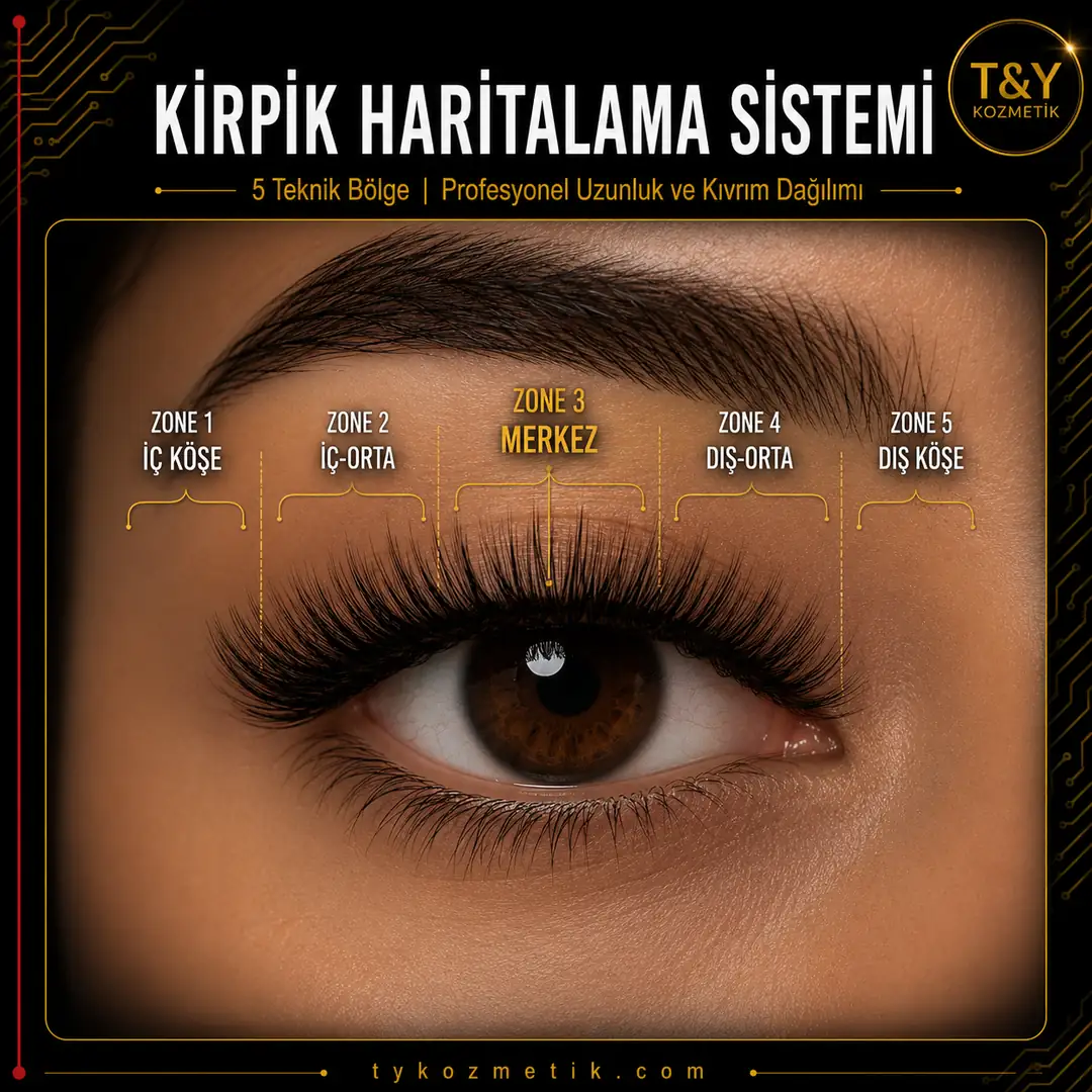 5 Bölge Kirpik Haritalama Sistemi | T&Y Lash Engineering System