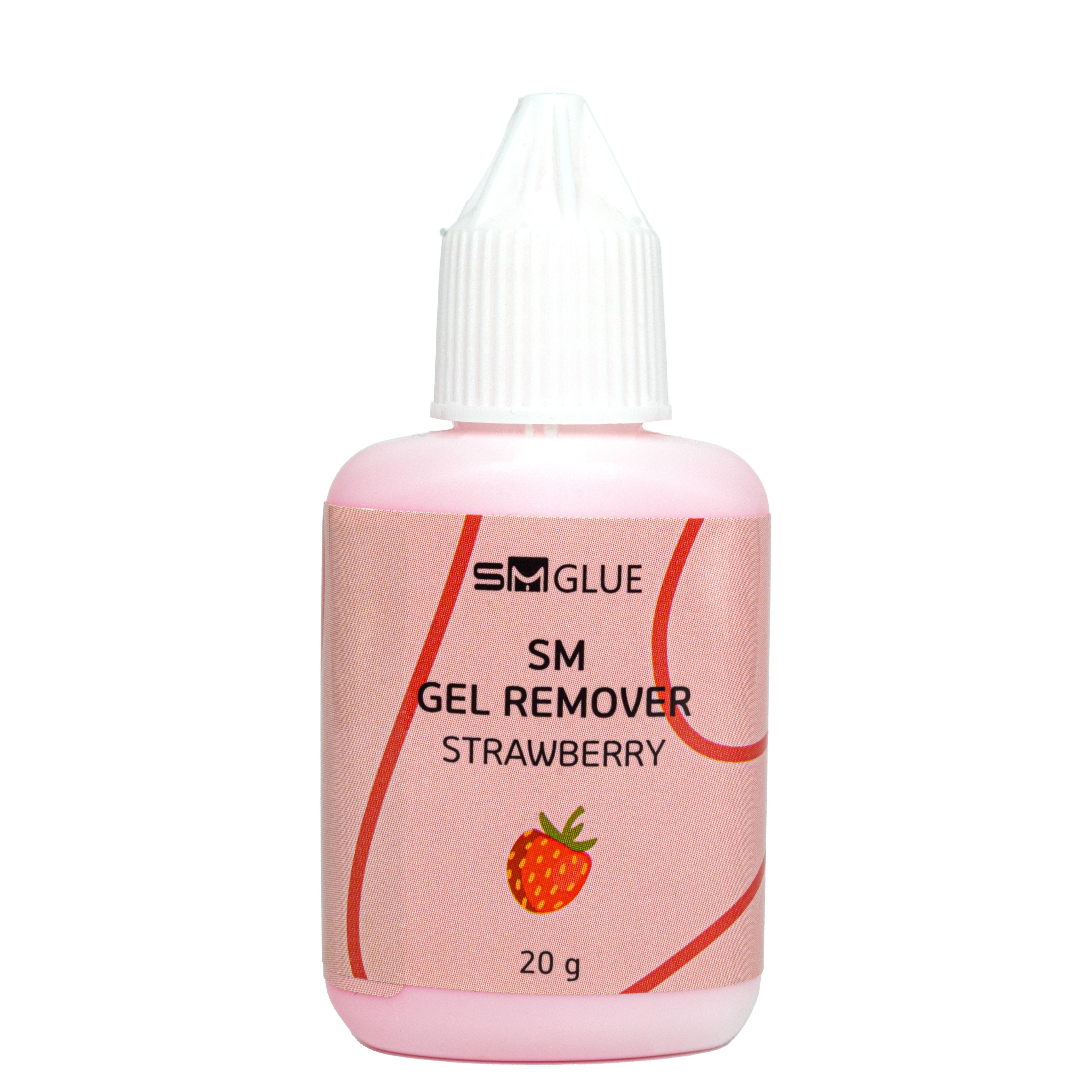 SM GLUE İpek Kirpik Çıkarıcı Remover Jel Tipi Çilek Kokulu 20 gr