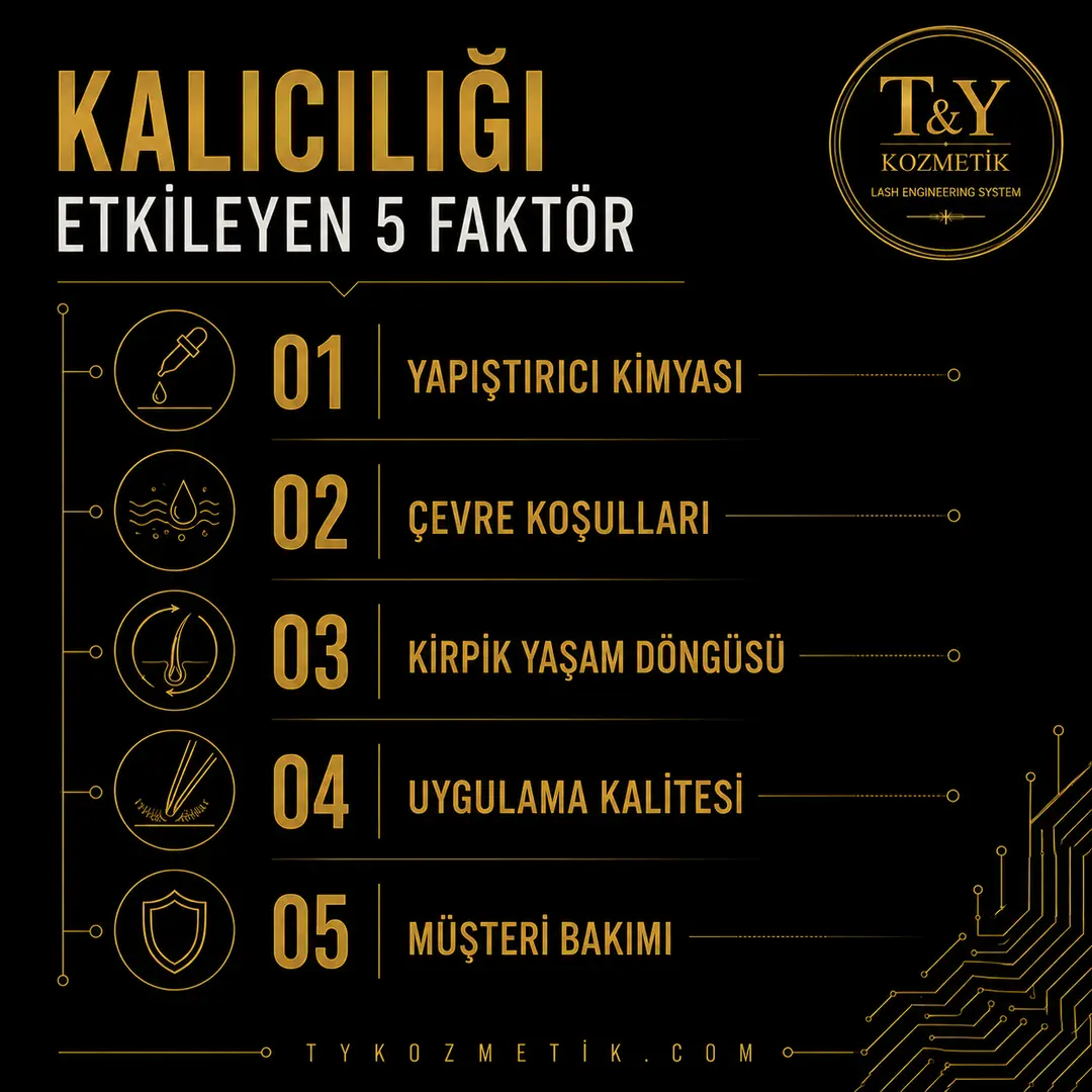 Kalıcılığı Etkileyen 5 Faktör | T&Y Lash Engineering System