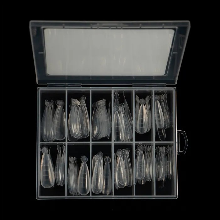 KOPER Protez Tırnak Stiletto Üst Form Kalıp - Kod 05 - 120 Adet / Paket