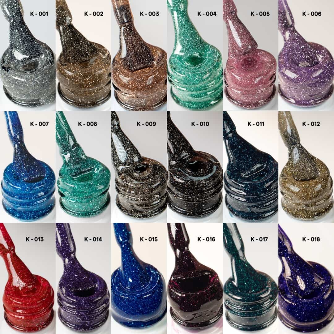 KLANA Kalıcı Oje , Disko , Reflective Flash Gel Polish 