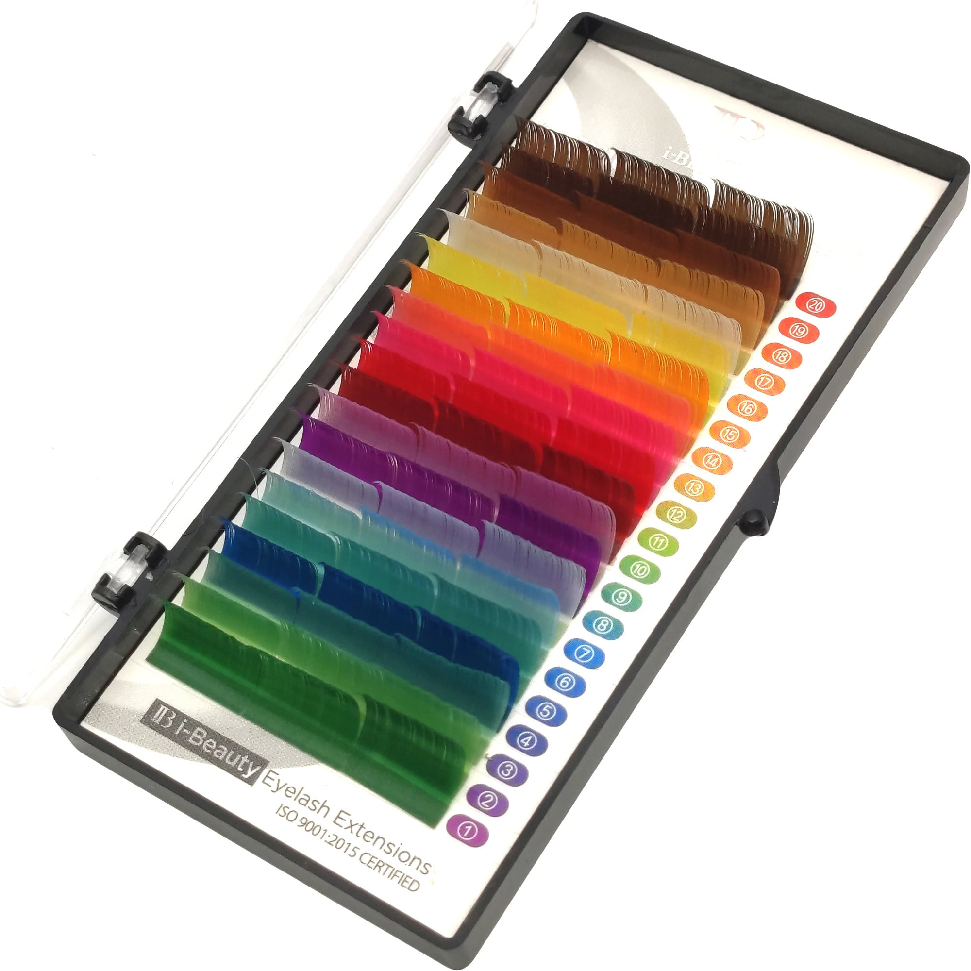 I BEAUTY Volume Renkli Kirpik D Kıvrım Karışık Renk