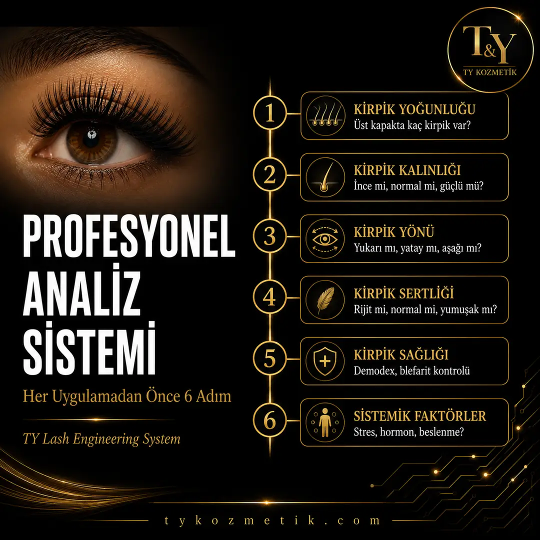 T&Y Profesyonel Analiz Sistemi — Her uygulamadan önce 6 adım