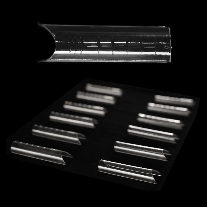 KOPER Protez Tırnak Stiletto Üst Form Kalıp - Kod 01 - 120 Adet / Paket