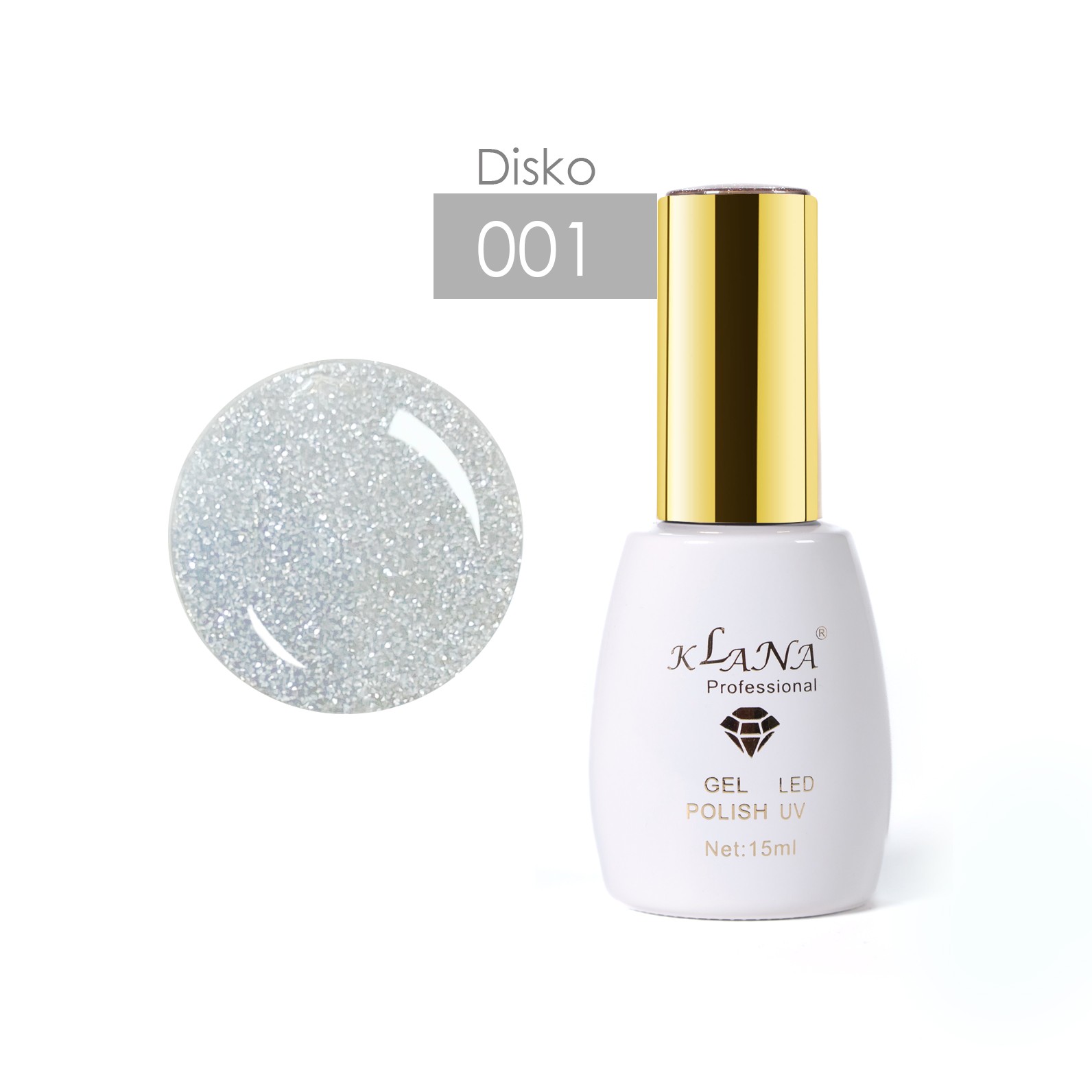 KLANA Kalıcı Oje , Disko , Reflective Flash Gel Polish 