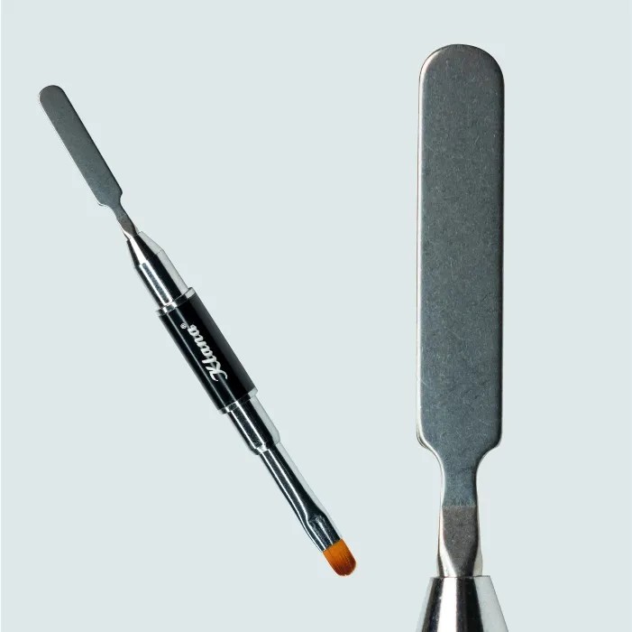 KLANA Çift Taraflı Spatulalı Poly Jel Uygulama Fırçası