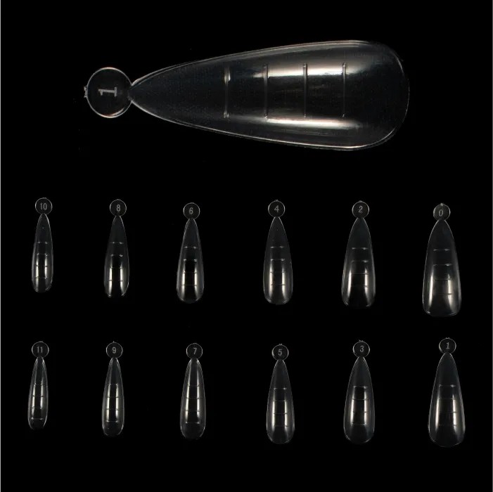 KOPER Protez Tırnak Stiletto Üst Form Kalıp - Kod 05 - 120 Adet / Paket
