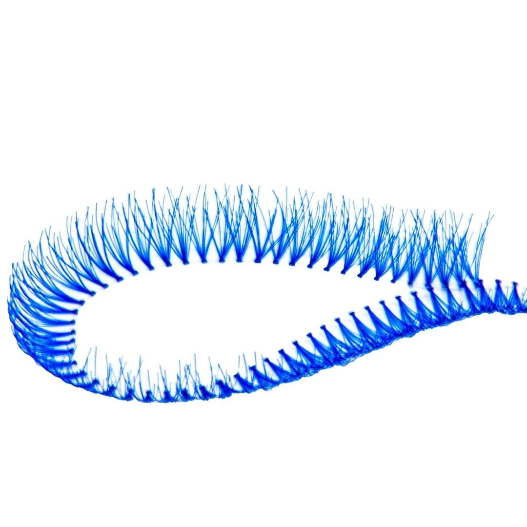 T&Y Renkli İpli Kirpik D Kıvrım 5 İp Lacivert