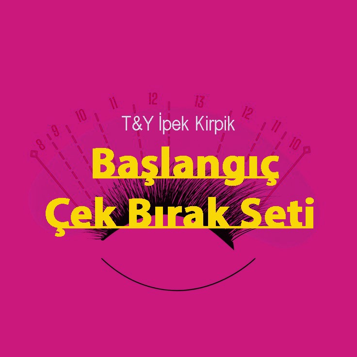 T&Y İpek Kirpik Başlangıç Çek Bırak Seti