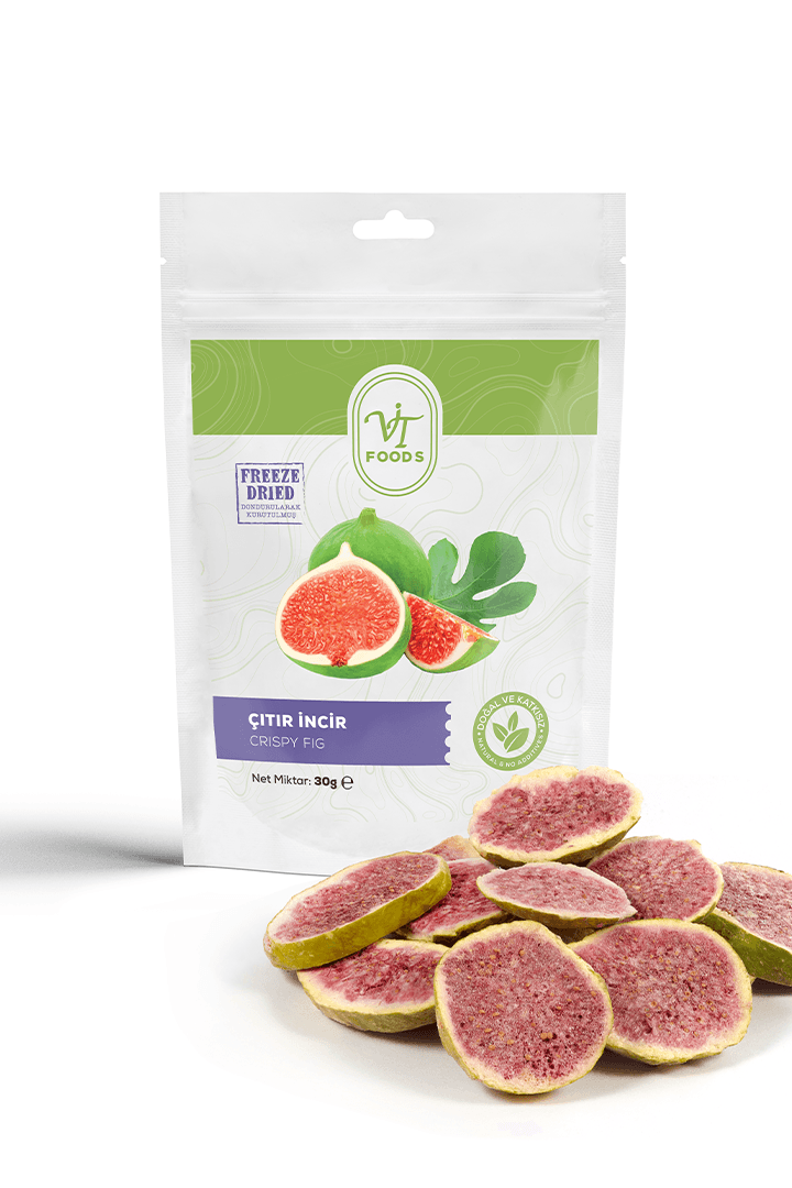 Vit Foods -Freeze Dry  Çıtır İncir Dilimi - 6 ADET