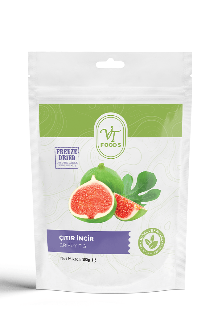Vit Foods Freeze Dry Çıtır İncir Dilimi | Sağlıklı Atıştırmalık 20gr.