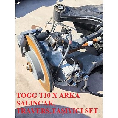 TOGG T10X ARKA SALINCAK, TRAVERS, TAŞIYICI SET