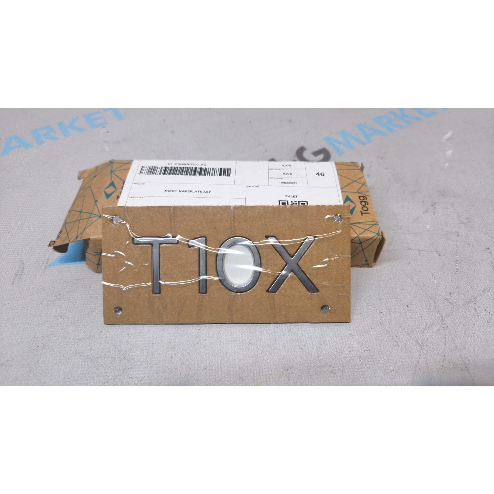 TOGG T10X YAZISI SIFIR