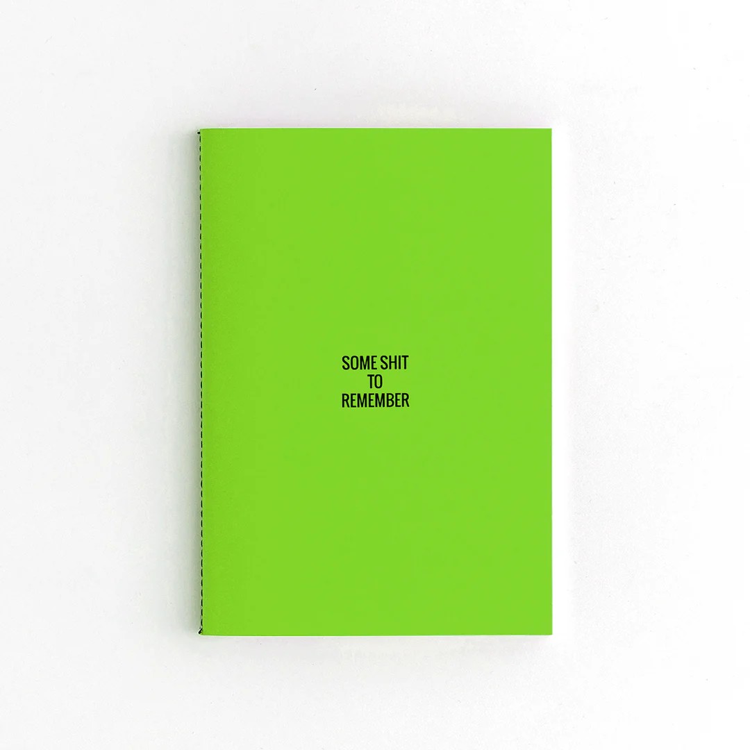 Shit to Remember - Yeşil by Paper Street Co.