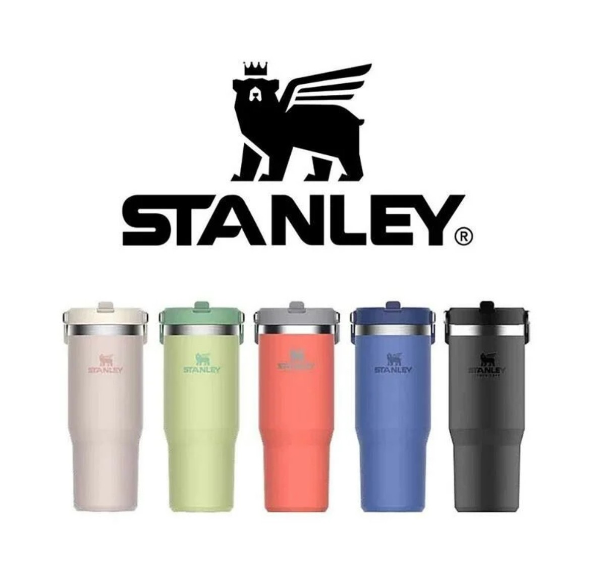 Stanley The Iceflow Flip Straw Tumbler Pipetli Termos 0.88 lt