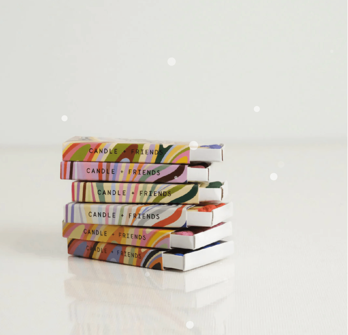 Stripe Shaped Baby Matchbox Set by Candle and Friends