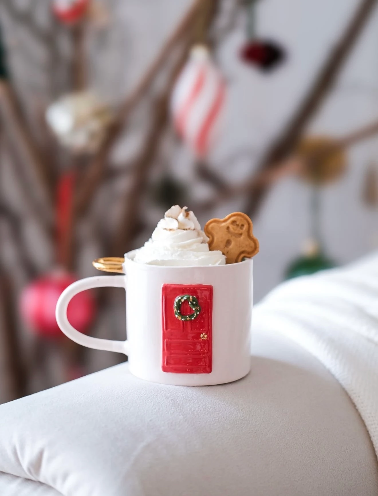 Christmass Door Mug by Gri Seramik