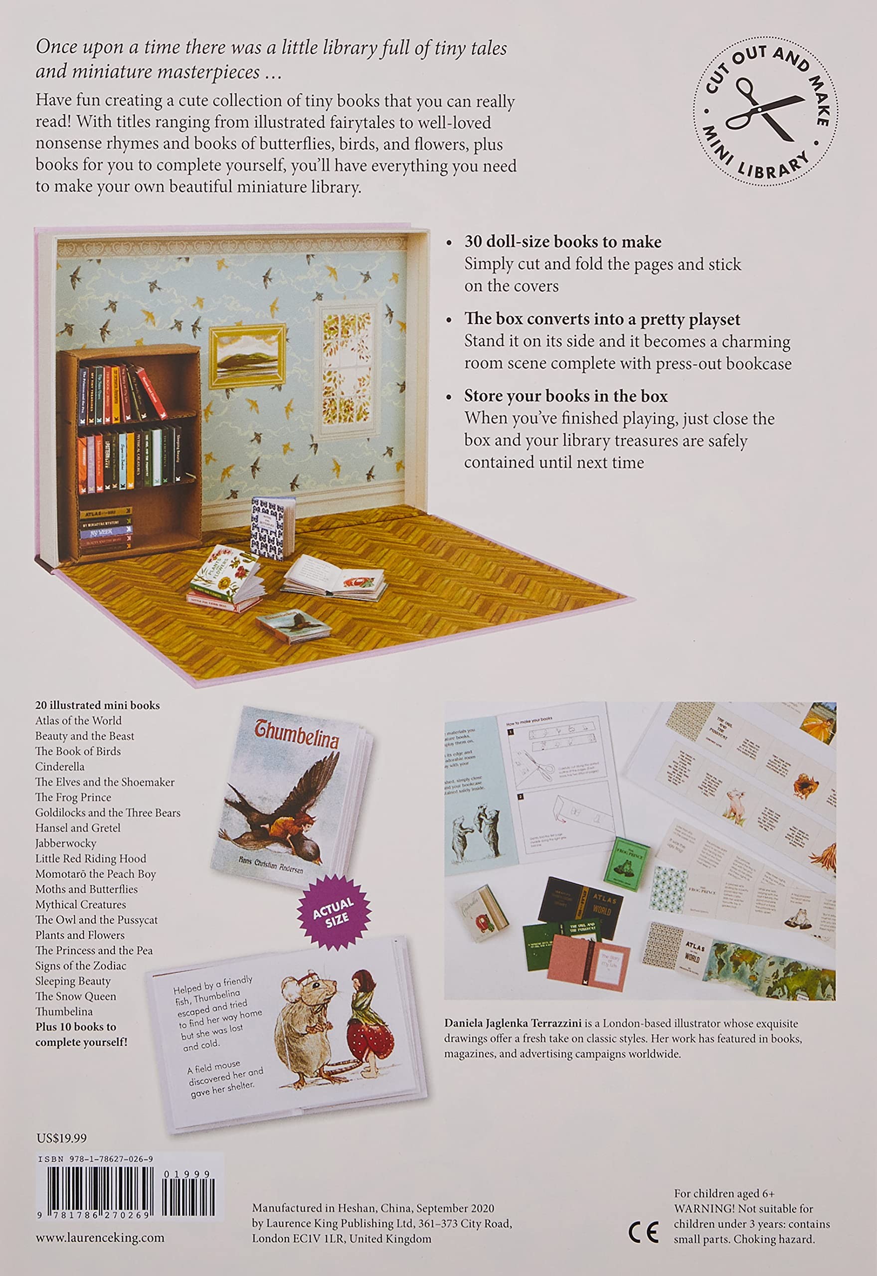 My Miniature Library: 30 Tiny Books to Make, Read (...) by Daniela Terrazzini